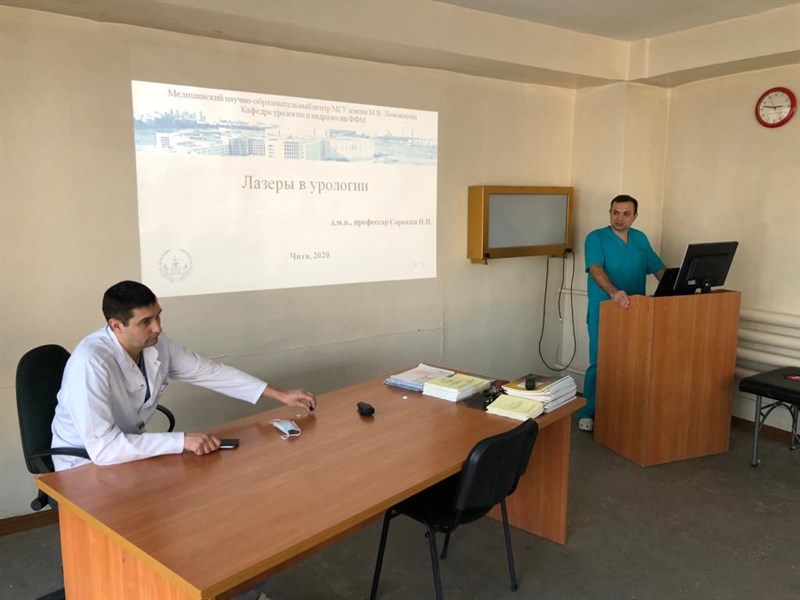 Николай Сорокин провел мастер-класс по лазерной хирургии для врачей Забайкальского края